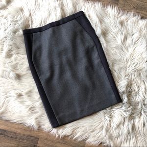 J. Crew Two Tone No. 2 Pencil Skirt with Pockets